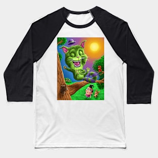 Crazy Cat Baseball T-Shirt